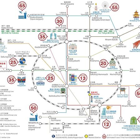 Eslead Hotel Osaka Nipponbashi Ngoại thất bức ảnh