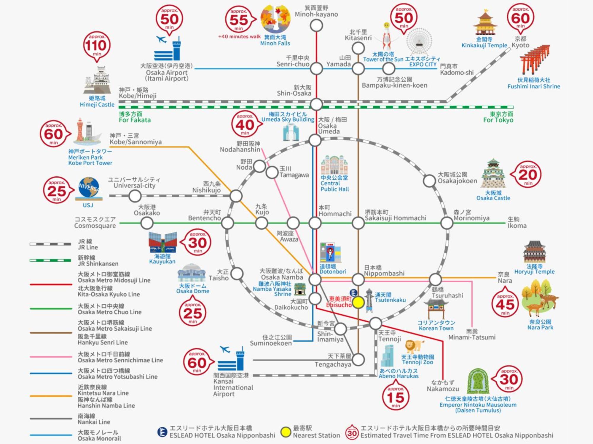 Eslead Hotel Osaka Nipponbashi Ngoại thất bức ảnh